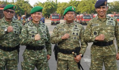 Hadiri Penyerahan 100  Damkar, Danrem 084/BJ Siap Lindungi Masyarakat